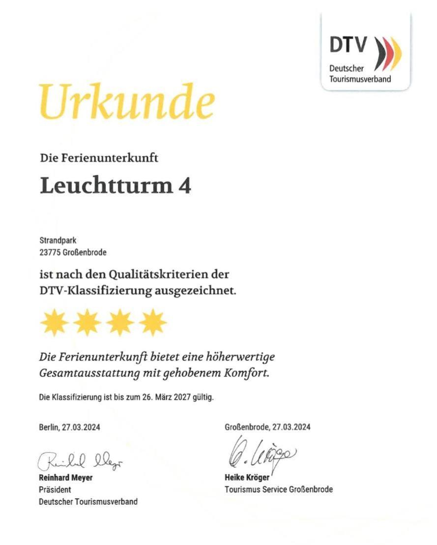 GroßenbrodeLeuchtturm 4公寓 外观 照片
